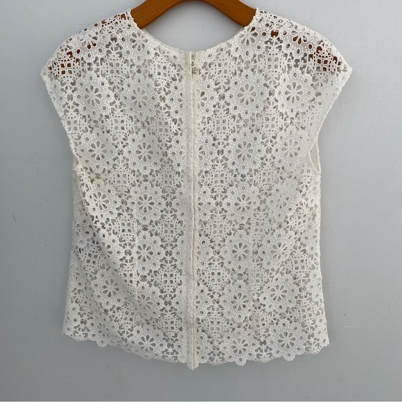 DOLCE & GABBANA White Lace Two-Piece Set Size IT-42 / US M Eyelet Lace - Picture 6 of 13